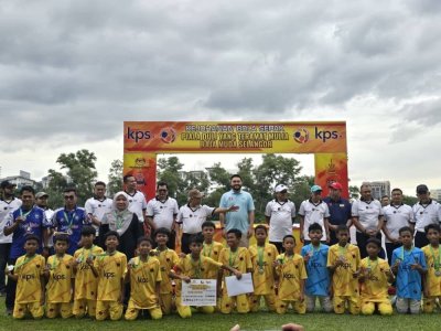SK Ulu Yam Bharu menutup saingan Piala Raja Muda Selangor B-12 dengan status naib juara. Foto: Media Piala Raja Muda Selangor B-12.
