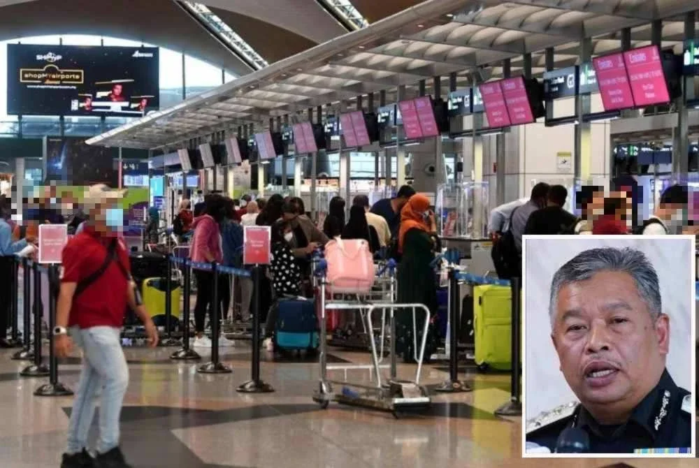 Seorang lelaki warganegara Malaysia ditahan kerana menggunakan pasport milik individu lain di KLIA Terminal 1 pada Ahad - Gambar kecil (Zakaria)