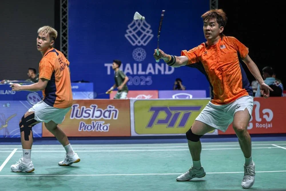 Wei Chong (kanan) dan Kai Wun muncul wira selepas membantu Malaysia mara ke final edisi 2025. Foto Bernama