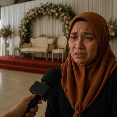 Jumlah kerugian kesemua pasangan pengantin berkenaan dianggarkan antara RM4.3 hingga RM4.6 juta. - Gambar dijana AI 