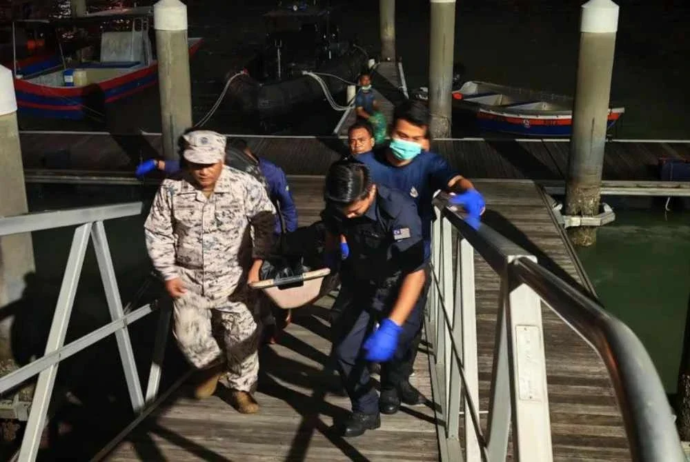 Mangsa ditemui pada jam 8 malam Selasa oleh Pasukan Polis Marin berdekatan Jambatan Kedua Pulau Pinang.