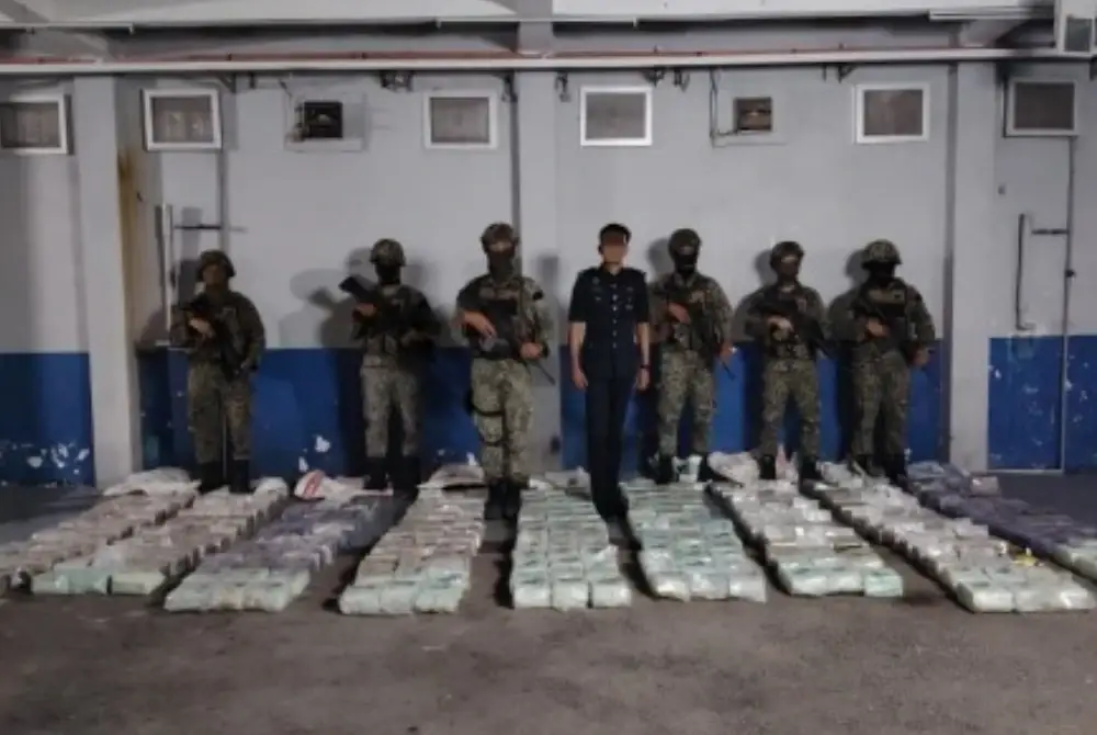 TDM berjaya mematahkan cubaan menyeludup dadah bernilai lebih RM10.9 juta di Kuala Nerang, Kedah. Foto TDM