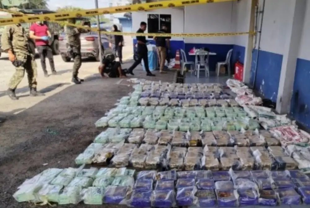 Rampasan dadah di Kuala Nerang, Kedah itu merupakan yang terbesar direkodkan tahun ini. Foto TDM