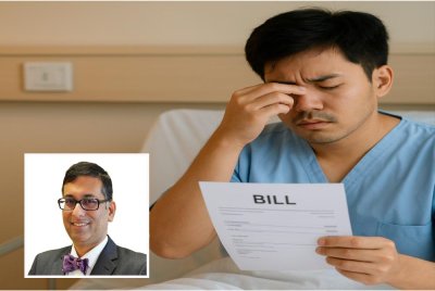 Setiap hospital swasta mempunyai mekanisme pemantauan bil masing-masing untuk memastikan ketelusan dan pematuhan terhadap keperluan sedia ada. Gambar kecil: Dr Kuljit Singh