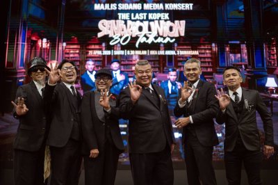 Senario atau kini dikenali SenarioUnion, bakal mengadakan Konsert The Last Kopek: SenarioUnion 30 Tahun yang dijadualkan berlangsung di Idea Live Arena, Petaling Jaya pada 25 April depan. Foto Bernama
