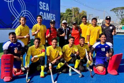 Skuad hoki 5s lelaki negara sumbang pingat emas pertama negara di Sukan SEA 2-25: Foto MHC