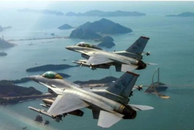 Pencerobohan udara itu berlaku ketika ketegangan sedang memuncak antara Korea Selatan dan Jepun. Foto Agensi