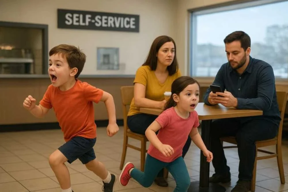 Sesetengah kanak-kanak menjadi ‘kebal’ teguran kerana sejak kecil terbiasa dilindungi daripada akibat perbuatan sendiri. Foto ini dijana AI 