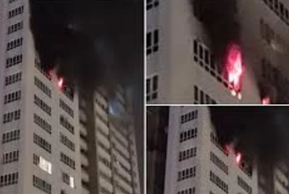 Sebuah unit rumah di tingkat 27 sebuah kondominum di Mont Kiara pada Rabu. Foto: Bernama 