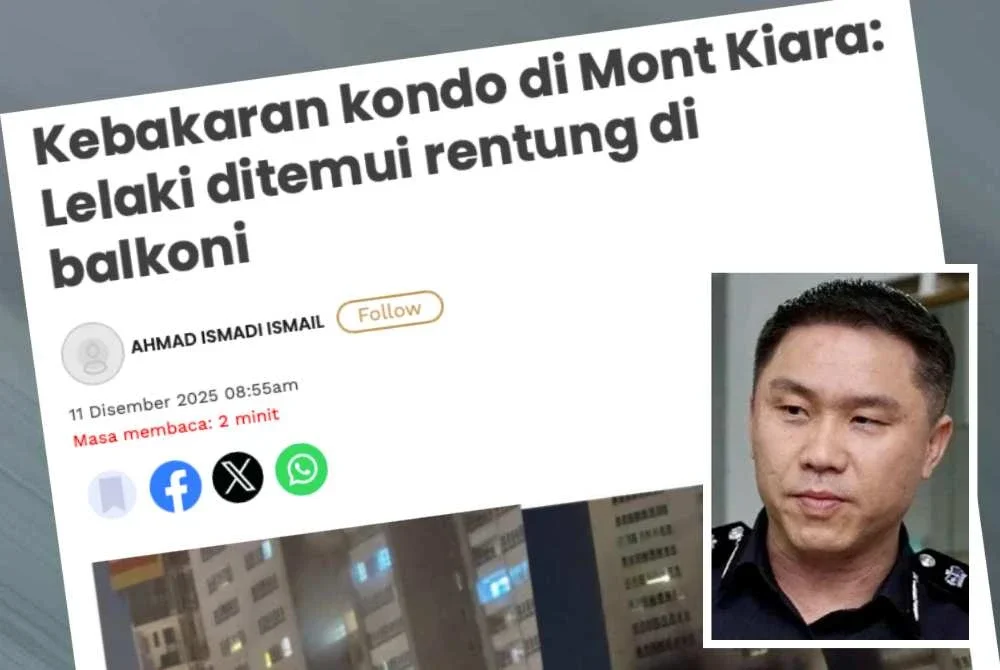 Laporan Sinar harian pada Rabu. Gambar kecil: Chang Hook 