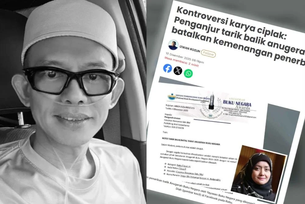 Waris Allahyarham Cikgu E menyifatkan keputusan YPBN menarik kembali Anugerah Buku Negara terhadap karya berkaitan sebagai tepat.