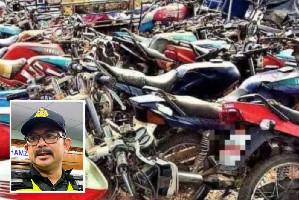 Kegiatan penyeludupan motosikal jenis Yamaha RXZ dari Thailand 'lumpuh' sejak polis menutup pangkalan haram di sepanjang Sungai Golok. Gambar hiasan. Gambar kecil: Mohd Misuari Abdullah