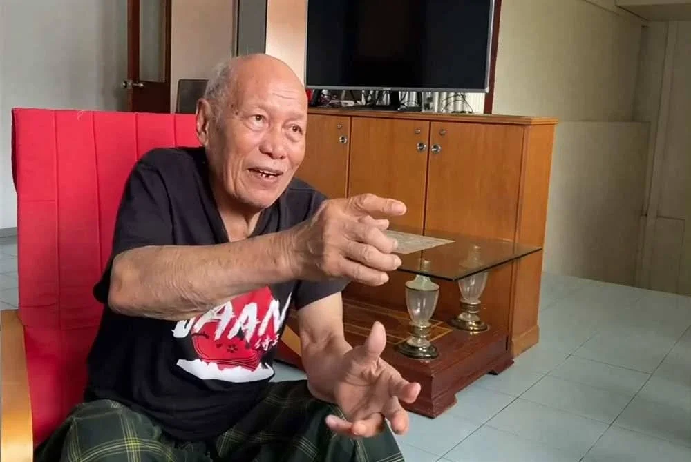 Keadaan terkini Ahmad yang menjadi penghuni rumah jagaan RS Global Home Care Center di Cheras.