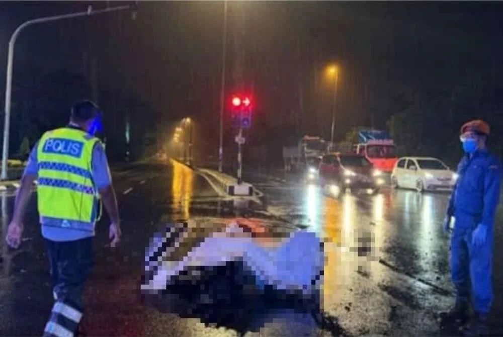 Gambar di lokasi kejadian.