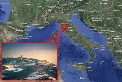 Pekan kecil tersebut menempatkan perkampungan tinggalan sejarah Zaman Pertengahan. - Foto Agensi