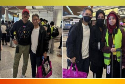 KLIA menjadi saksi pertemuan penuh makna apabila Engku Emran bertemu pasangan pengantin baharu, Erra Fazira dan Muhammad Ezwan Zain, yang turut hadir menghantar Engku Aleesya berlepas ke luar negara.