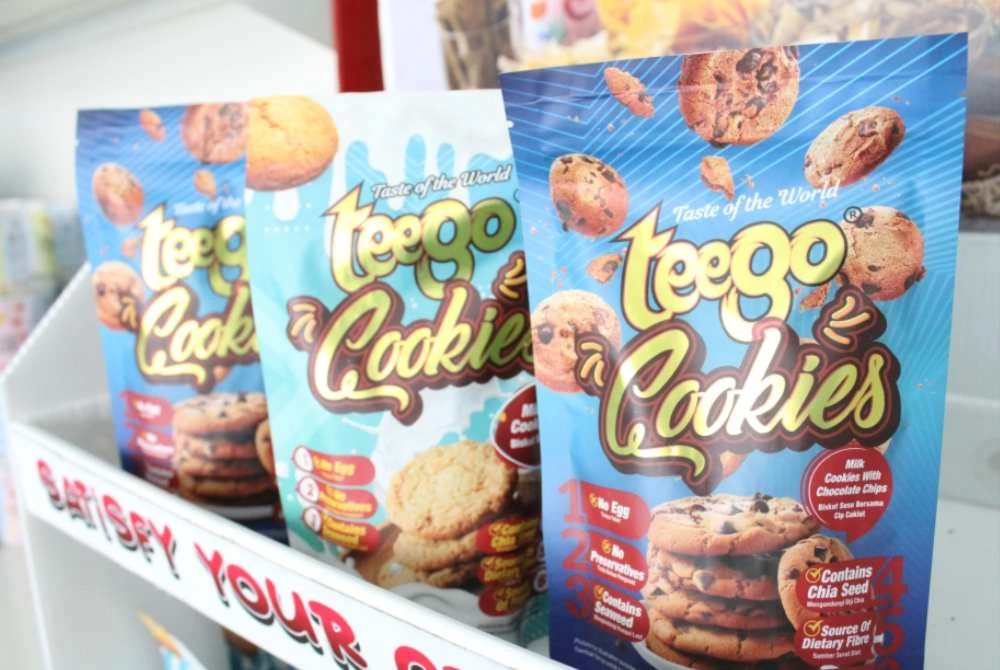 Biskut Teego yang juga merupakan salah satu produk keluaran Boohaci Infinity.
