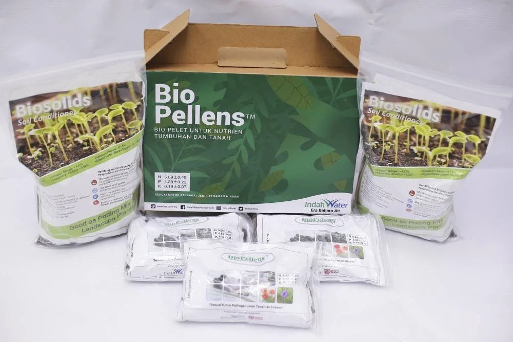 Inisiatif waste-to-wealth IWK yang menukar bahan buangan kepada sumber bernilai dan sesuai digunakan bagi tanaman bukan makanan.