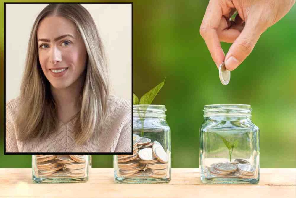 Rebecca Goodwill (gambar kecil) berkata, Covid-19 menjadi titik perubahan untuk dia kurang berbelanja dan lebih banyak menyimpan.