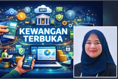 Kewangan terbuka dibina untuk mengurangkan risiko siber melalui piawaian keselamatan ketat dan penggunaan Application Programming Interfaces (API) yang lebih selamat seperti yang ditetapkan BNM. Gambar kecil: Siti Norbaya 