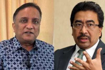 Reezal (kiri) menyifatkan Johari bukan sahaja memiliki pengalaman luas dalam dunia perniagaan malah beliau pernah memegang jawatan penting dalam kerajaan.