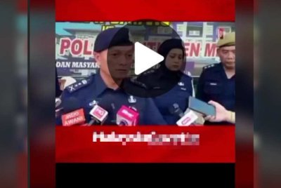 Rakaman video tular yang telah dipadamkan pada Selasa.