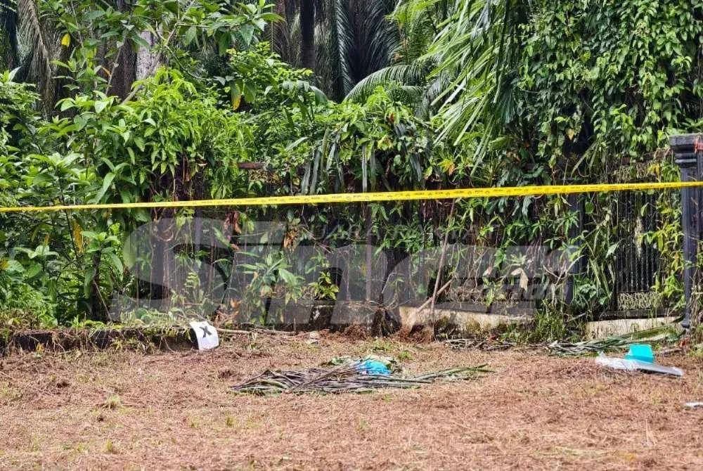 Lokasi penemuan satu mayat individu tanpa identiti