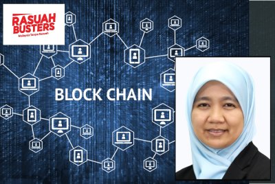 Blockchain memastikan transaksi kekal tercatat dan dapat diaudit, mempersempit ruang bagi rasuah. Gambar kecil: Hanim 