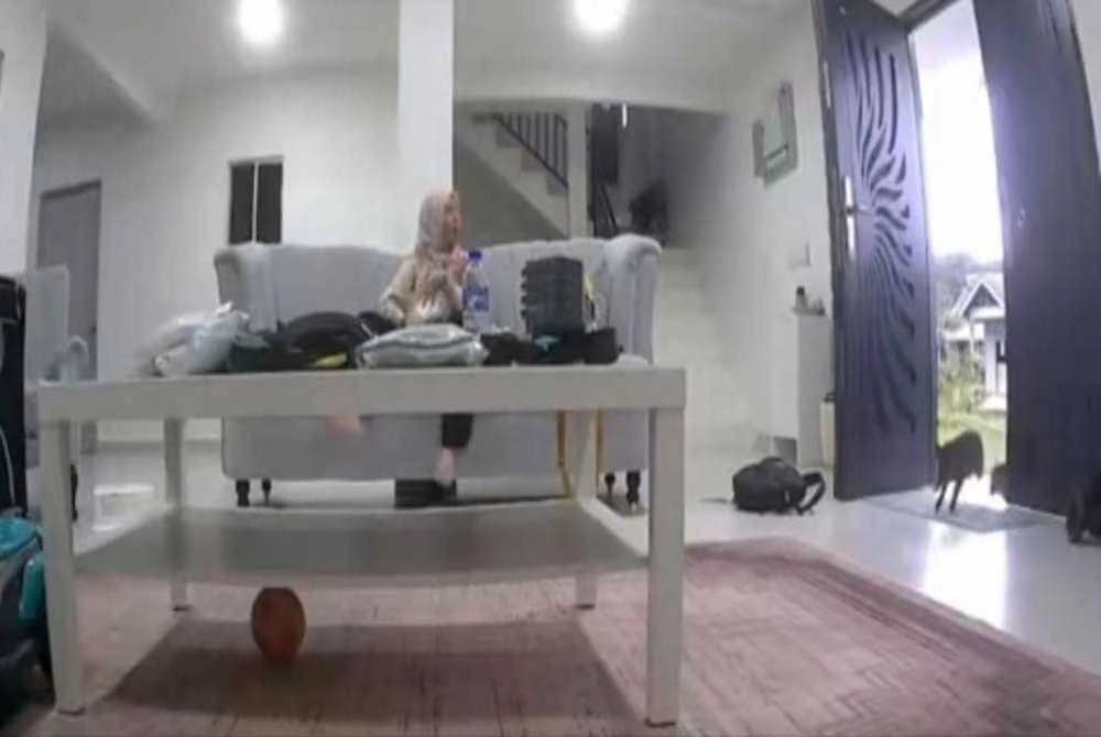 Tangkap layar sumber video daripada Tiktok milik Janatun.