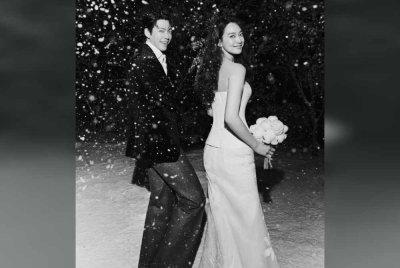 Gambar pertama Woo Bin dan Min Ah yang dimuat naik AM Entertainment pada Sabtu. Foto Instagram @ament_official