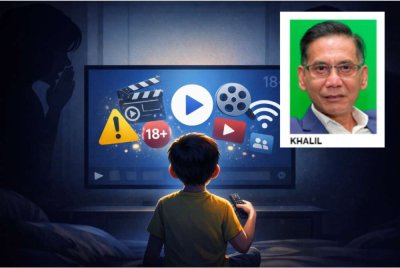 Kemasukan drama dan filem digital luar negara melalui platform penstriman dilihat semakin membimbangkan. Gambar kecil: Khalil Saleh