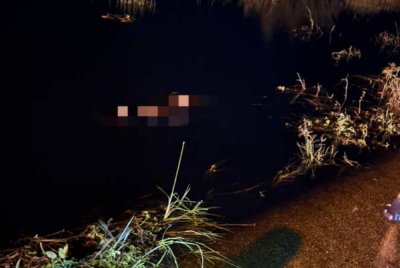 Kawasan tali air lokasi mangsa dilaporkan lemas. - Foto Polis Pekan