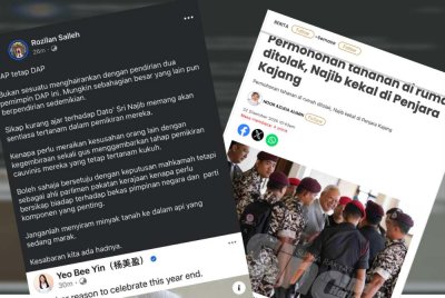 Kenyataan tidak sensitif dikeluarkan pemimpin DAP berkaitan Najib disifatkan Rozilan sebagai bukan sesuatu yang menghairankan.