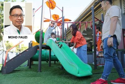 Taman permainan kanak-kanak turut disediakan di R&R PLUS.