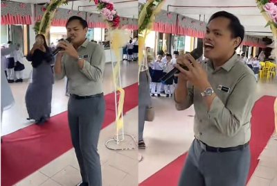 Tangkap layar hantaran video dimuat naik @zainulrashidi di TikTok pada Jumaat.