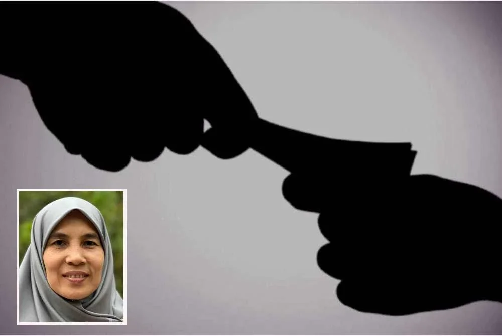 Islam tidak melihat rasuah sekadar jenayah peribadi, tetapi ia merupakan satu penyakit sosial yang merosakkan sistem masyarakat. Gambar kecil: Shamsiah