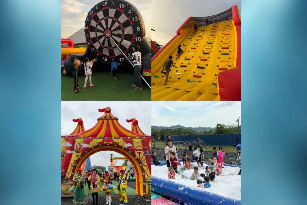 Pengunjung dapat menikmati pelbagai aktiviti interaktif seperti Water Balloon Battle, Bubble Wonderland, Rodeo Bull dan Human Zorb Ball di OSK Splash Challenge Festival.