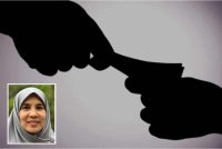 Islam tidak melihat rasuah sekadar jenayah peribadi, tetapi ia merupakan satu penyakit sosial yang merosakkan sistem masyarakat. Gambar kecil: Shamsiah