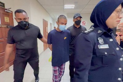 Tertuduh dibawa ke Mahkamah Majistret Butterworth pada Jumaat. 