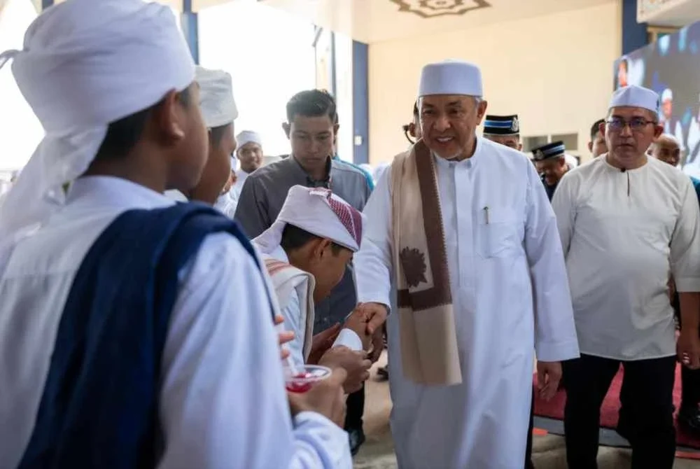 Ahmad Zahid ketika menghadiri Himpunan Huffaz 2025 & Simfoni Dakwah Nusantara di Masjid Tuminah Hamidi baru-baru ini
