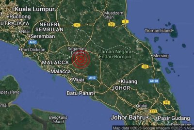 MetMalaysia mengesahkan gempa bumi lemah bermagnitud 3.4 berlaku di Bukit Kepong, Pagoh, Muar pagi Ahad.