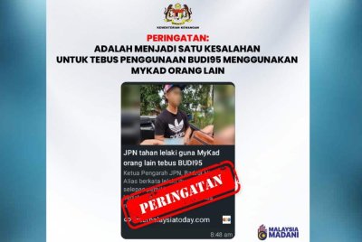 Kementerian Kewangan beri amaran keras terhadap kesalahan tebus BUDI95 guna MyKad orang lain.