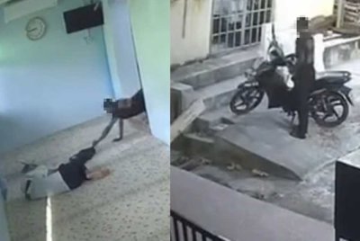 Tular video berdurasi 30 saat memaparkan seorang lelaki memakai baju warna hitam telah mengambil satu beg milik seorang warga emas yang sedang berehat di dalam sebuah masjid sebelum turut melarikan motosikal milik mangsa.