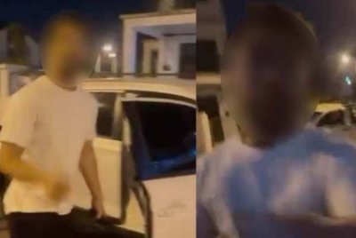 Seorang wanita cedera dibelasah bekas suaminya dalam kejadian di Taman Scientex Kundang Jaya, Kundang pada Ahad. Foto tular