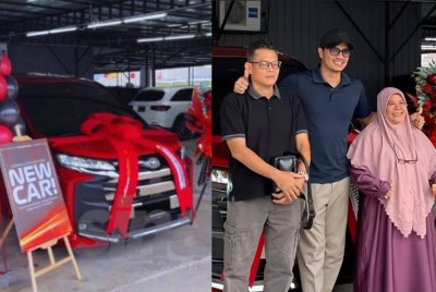 Fattah Amin mencuri tumpuan ramai apabila tampil membuat kejutan istimewa buat kedua-dua ibu bapanya baru-baru ini.