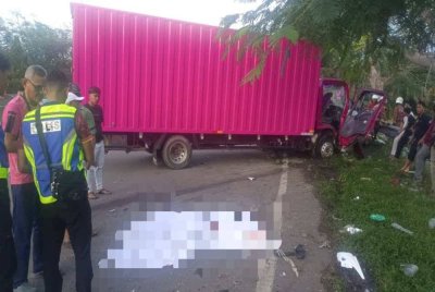 Pasangan tunang maut selepas motosikal yang dinaiki terlibat dalam kemalangan membabitkan lori 