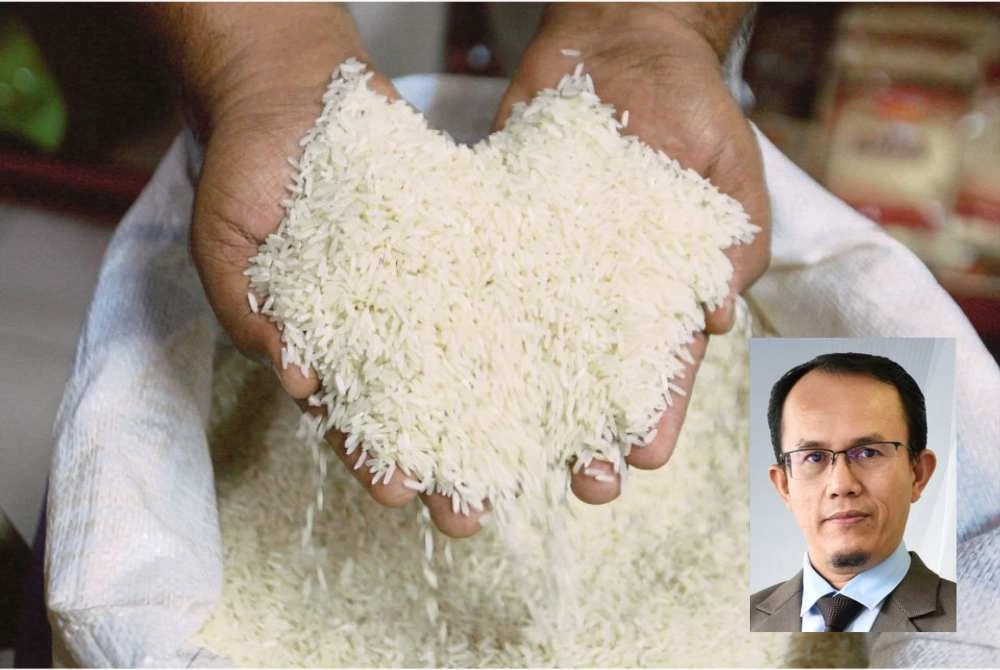 Isu padi dan beras bukan lagi isu kebajikan pesawah semata-mata, tetapi soal keselamatan nasional dan boleh menjadi ancaman yang menjejaskan survival negara. Gambar kecil: Bakri