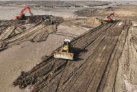 Projek itu diharap dapat mengurangkan ribut debu pada musim panas akan datang.