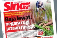 Laporan Sinar Harian berhubung isu kelewatan baja subsidi untuk petani. 