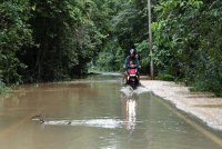 Setakat pagi ini, tiada amaran ribut petir dikeluarkan Jabatan Meteorologi Malaysia namun, daerah Segamat dilaporkan hujan manakala Johor Bahru dan Mersing mendung. Foto: Bernama
